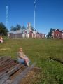 Gunn-Britt vid Kukkolaforsens strand!